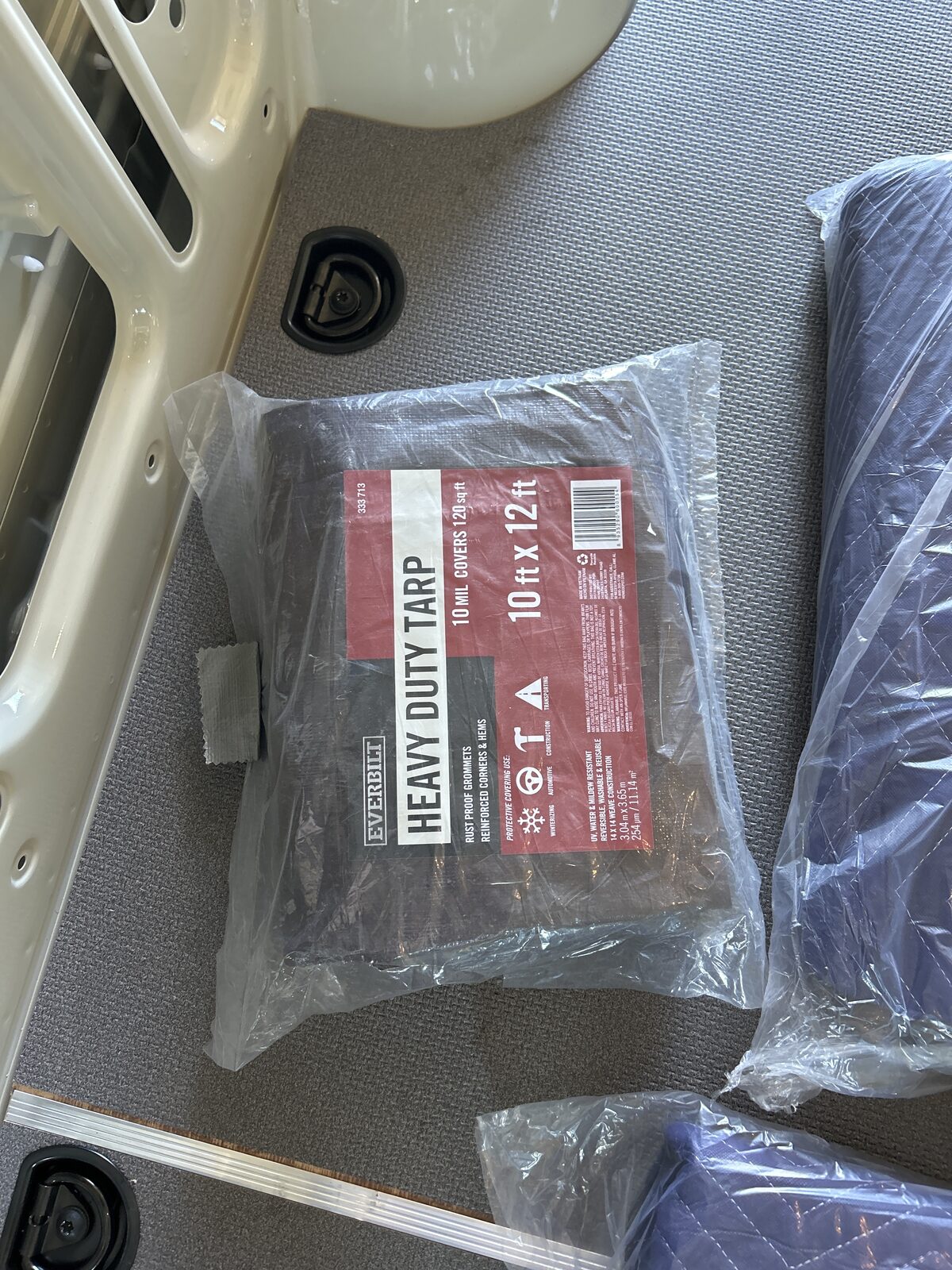 Heavy-duty waterproof tarp